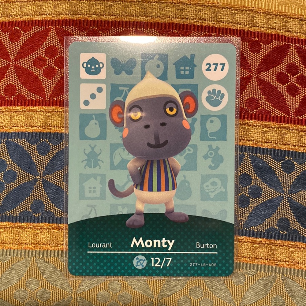 Genuine ACNH amiibo for Monty